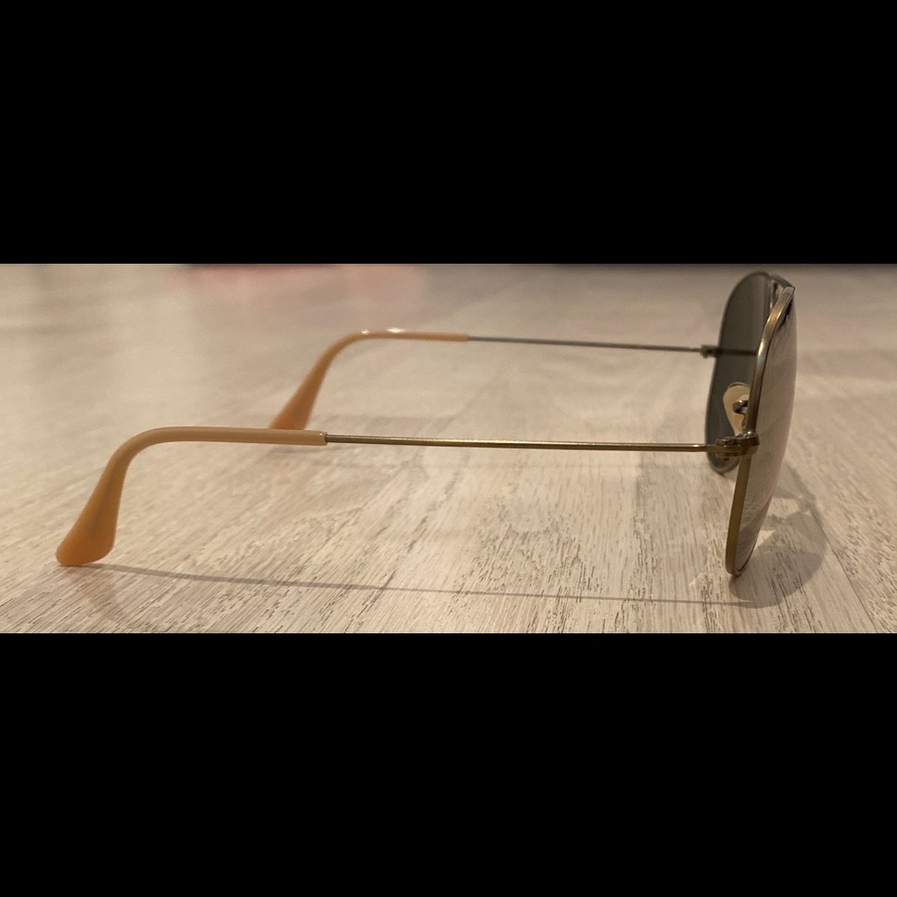 Ray Ban Aviator Polarized Lilac Flash Sunglasses - Picture 6 of 12